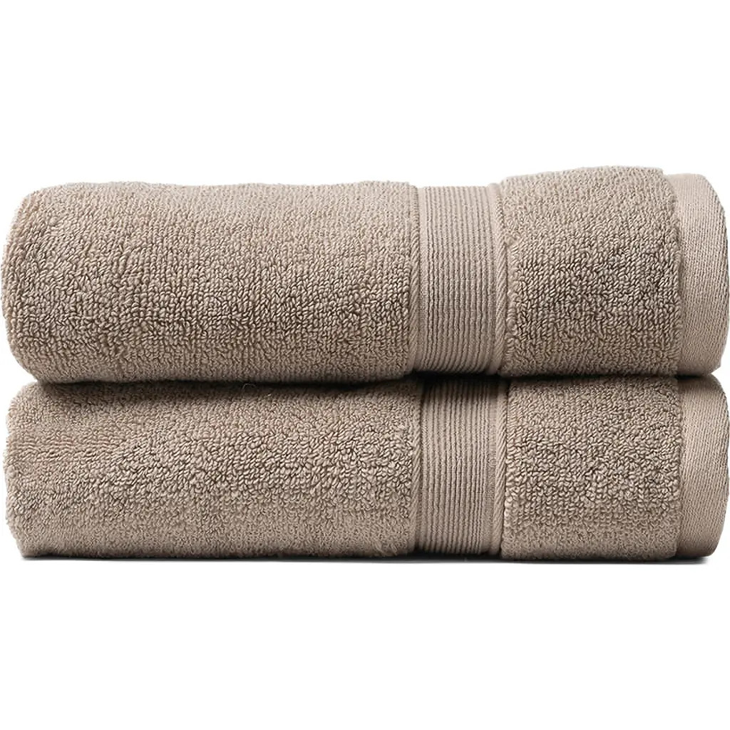 Cozy Earth Luxe Set of 2 Hand Towels in Sand at Nordstrom | Nordstrom