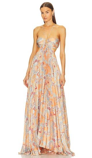 Moira Dress in Apricot Multi | Revolve Clothing (Global)