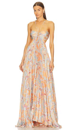 Moira Dress in Apricot Multi | Revolve Clothing (Global)