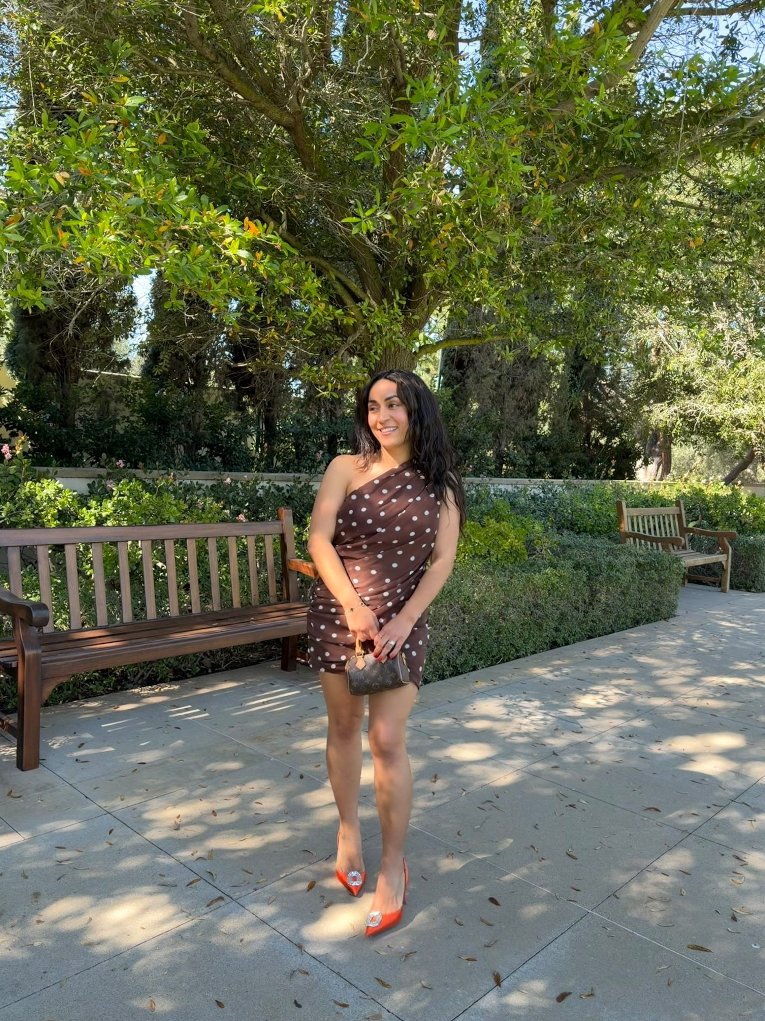 Polka Dot Bridal Shower Outfit 