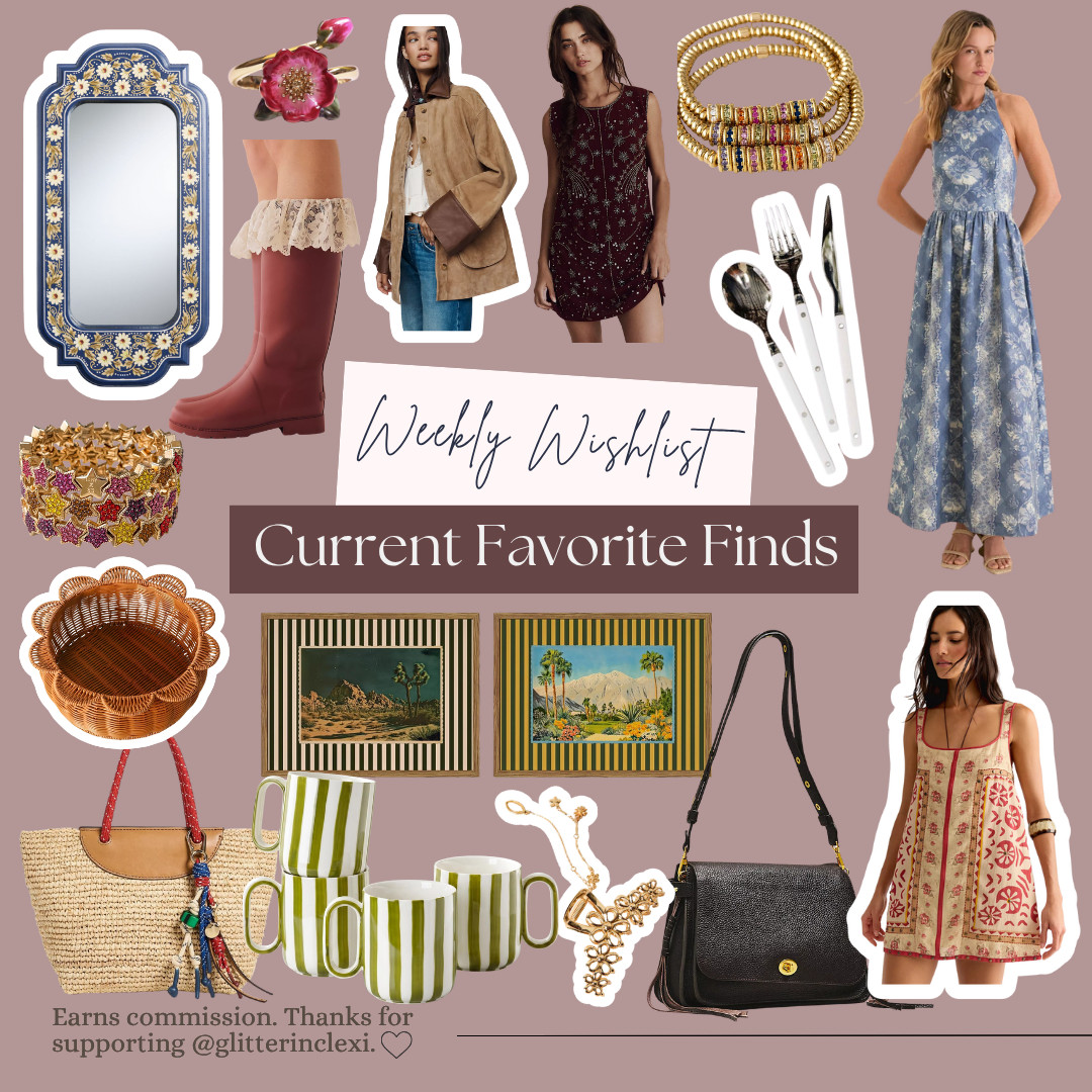 Weekly Wishlist - current favorite finds 

 