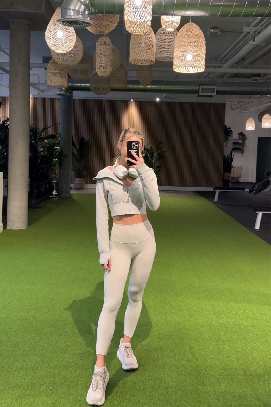 morning workout outfit!! wearing lululemon align in the color bone. over the years i’ve found it to really be worth the investment. my oldest aligns are about 3 years old now and still look like i just got them 🥹🫶 can’t say that about my less expensive sets so if you are a buy once kinda gal, these are really for you! i wear a size 2 in the bottoms and 4-6 in the sports bras! 

#LTKFind #LTKSeasonal #LTKFitness