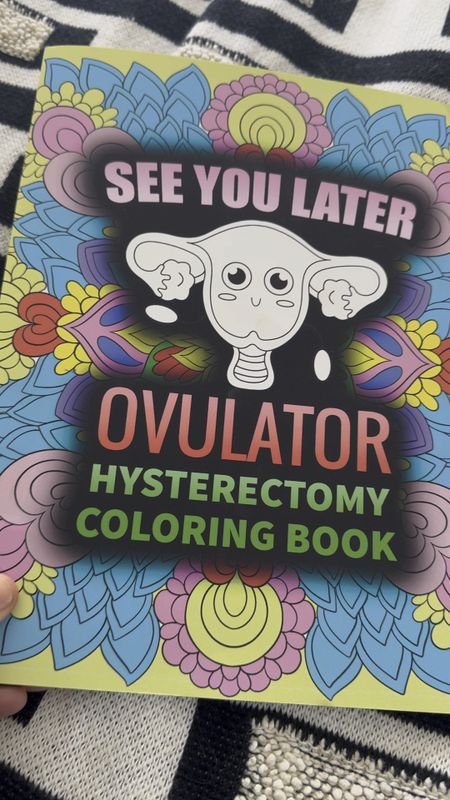 See you later 👋 lots of requests for the Hysterectomy coloring book, an inspirational and funny gift to uplift someone’s mood after surgery #stressrelief
