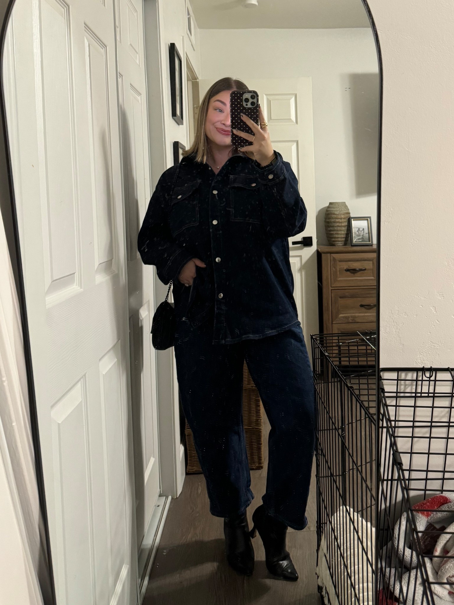 when in doubt Jean on Jean 👖

#LTKootd #LTKSeasonal #LTKMidsize