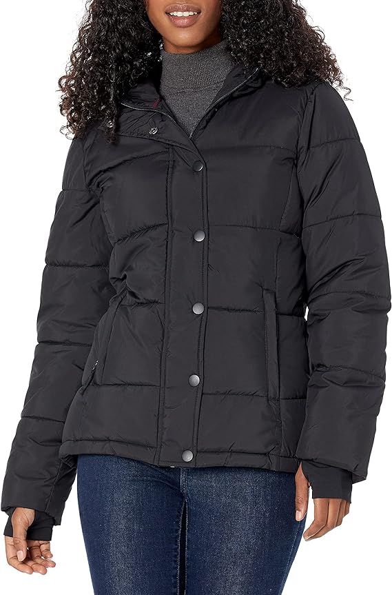 Amazon Essentials Women's Heavyweight Long-Sleeve Hooded Puffer Coat (Available in Plus Size) | Amazon (US)