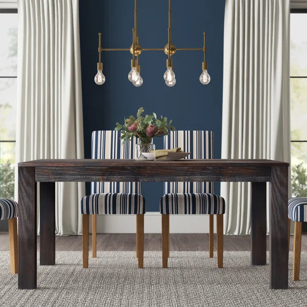 Montauk 63'' Pine Solid Wood Dining Table | Wayfair North America