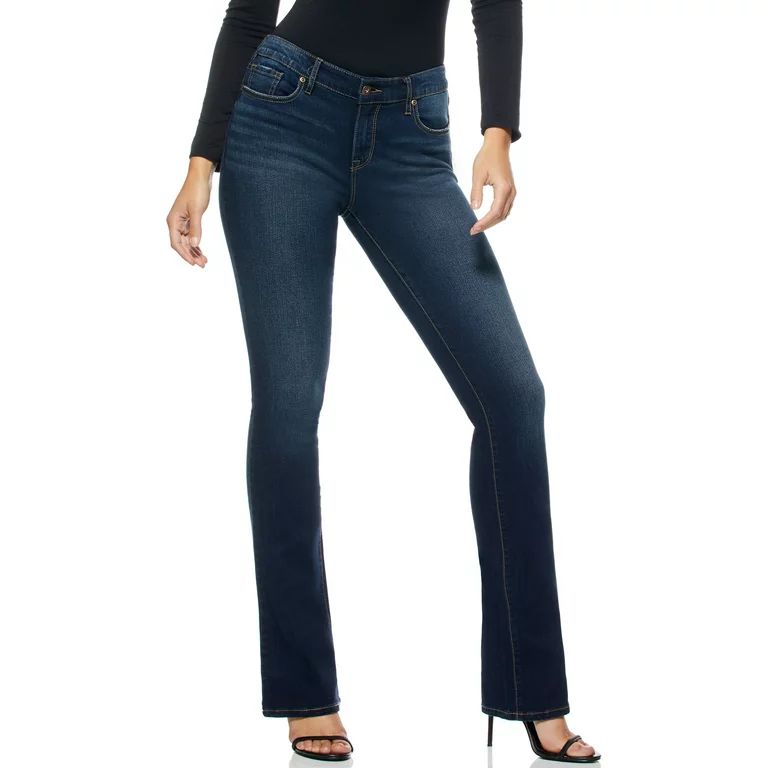 Sofia Jeans Women's Marisol Bootcut Mid Rise Jeans | Walmart (US)
