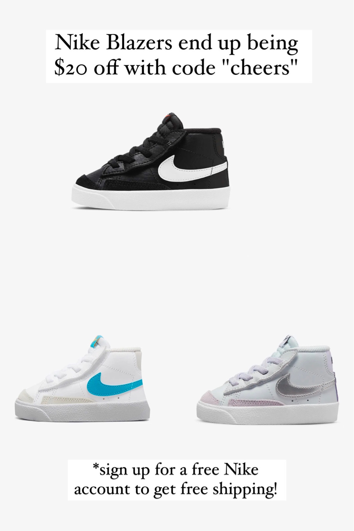 Nike blazers on sale! 

#LTKshoecrush #LTKfamily #LTKkids