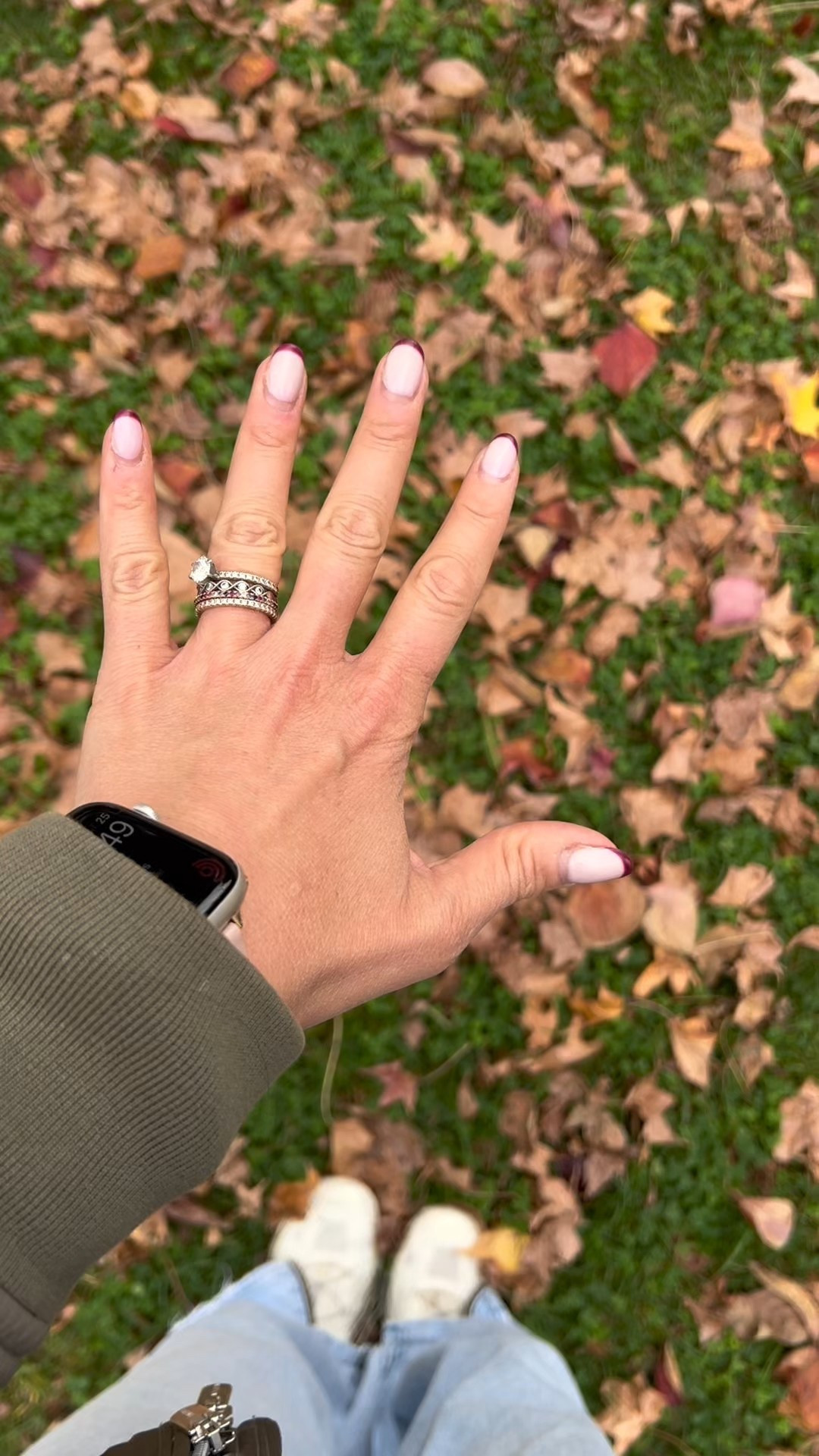 Someone told me blue and brown is the color combo for fall 2025, so I tried it on my nails. Reverse mani style. Jury’s still out—what do we think?

#LTKFindsUnder50 #LTKSeasonal #LTKBeauty