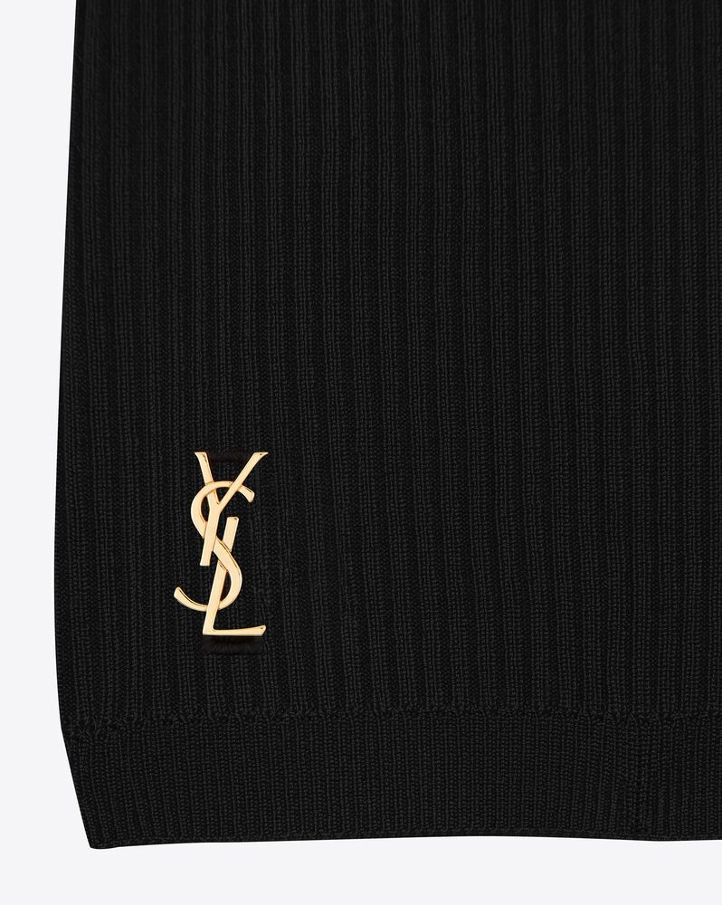 rider short in ribbed knit | Saint Laurent Inc. (Global)