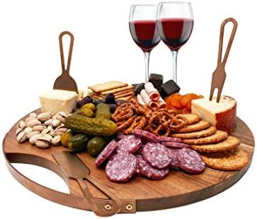 Magnetic Cheeseboard With Serving Utensils by Choosy Chef – Charcuterie Board – Includes a Gu... | Amazon (US)
