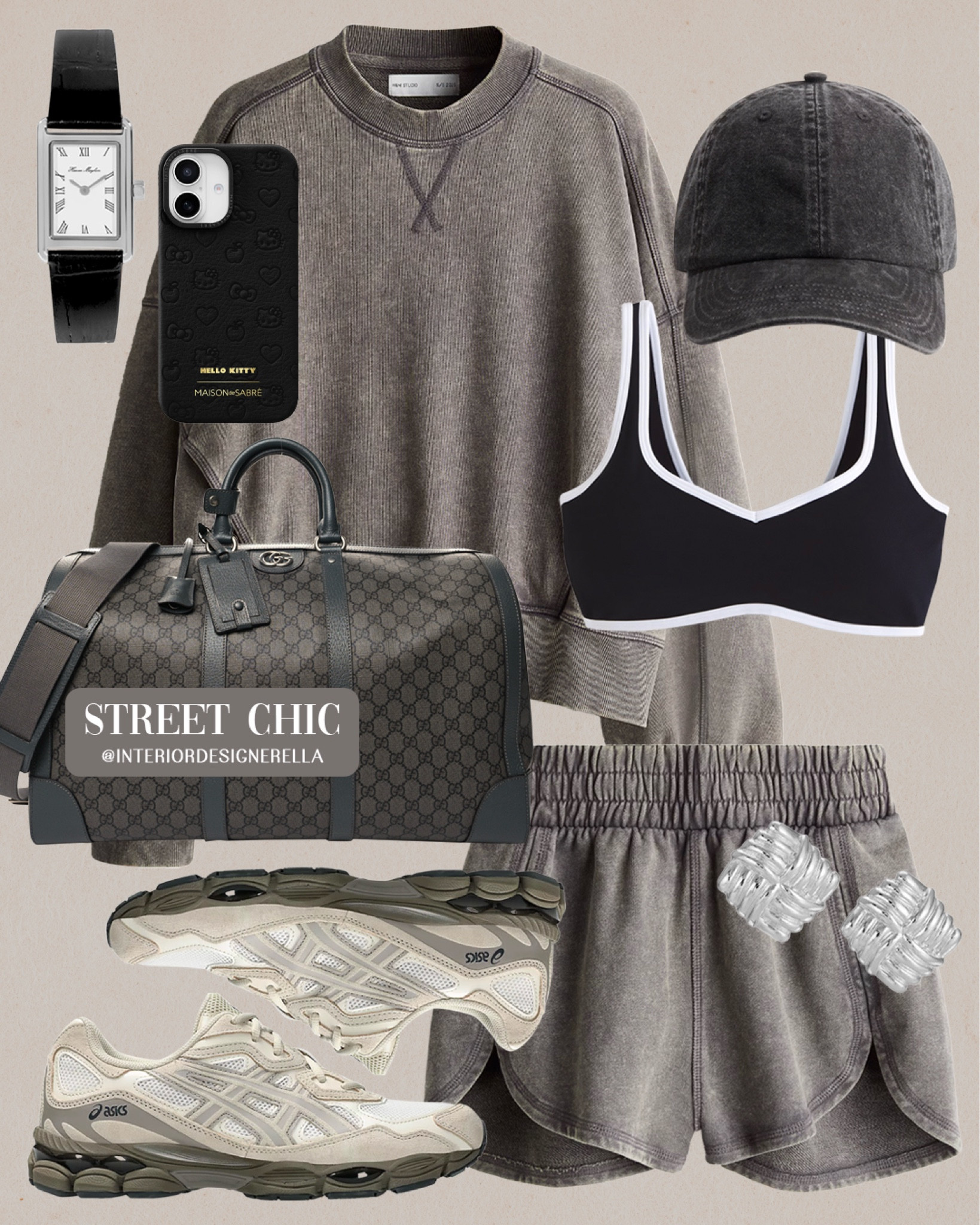 High sellout risk washed sweatshirt and shorts!✨ Share this post with a friend!!🤗 Click on the “SPORTY SPRING” collections on my LTK to shop this post and more!🤗 Have an amazing day!! 

#LTKShoeCrush #LTKActive #LTKItBag