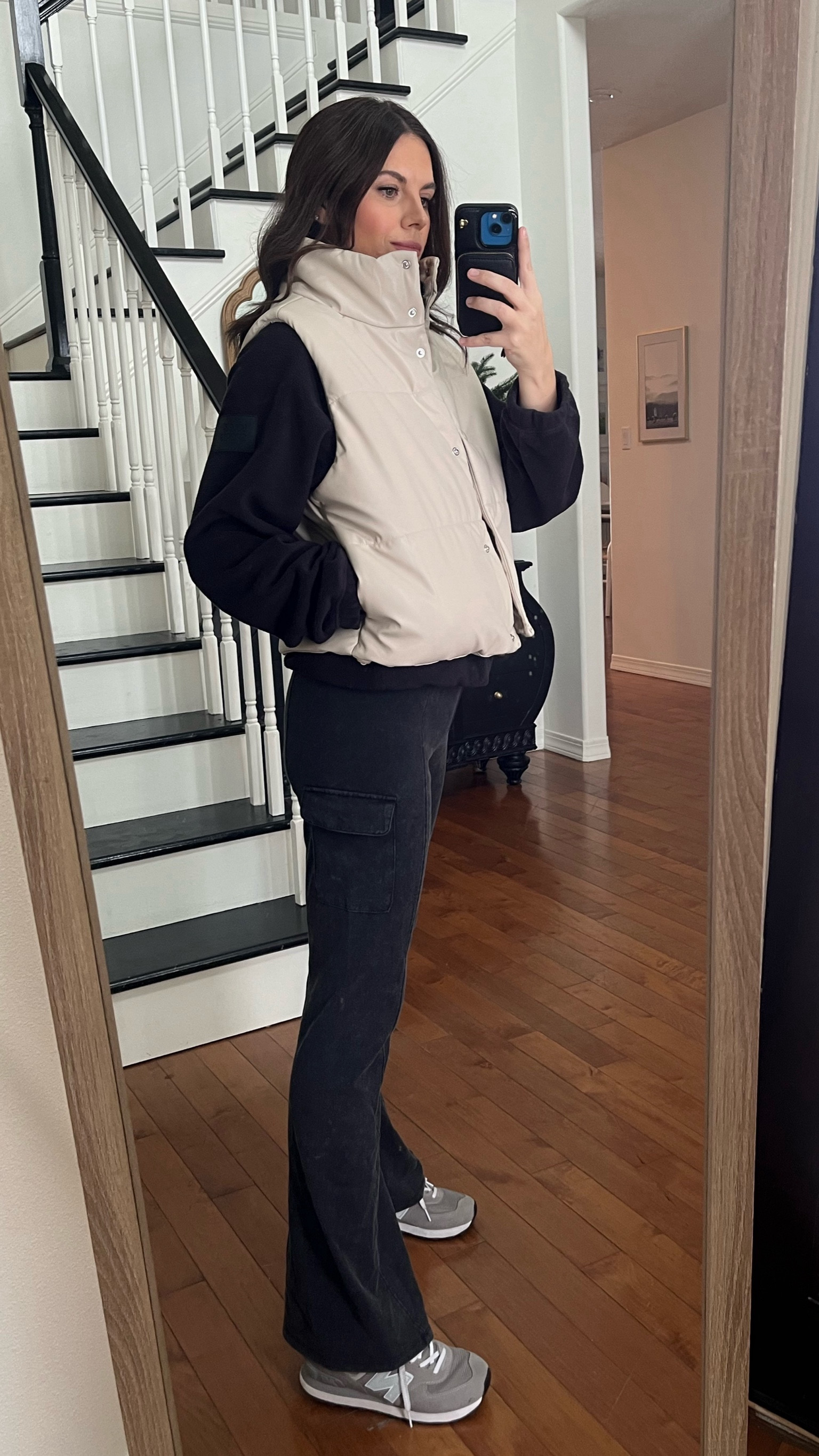 Walmart outfit! These leggings are so cute and only $13! The vest is so good and great quality! Wearing size medium in both

#LTKfindsunder50 #LTKstyletip