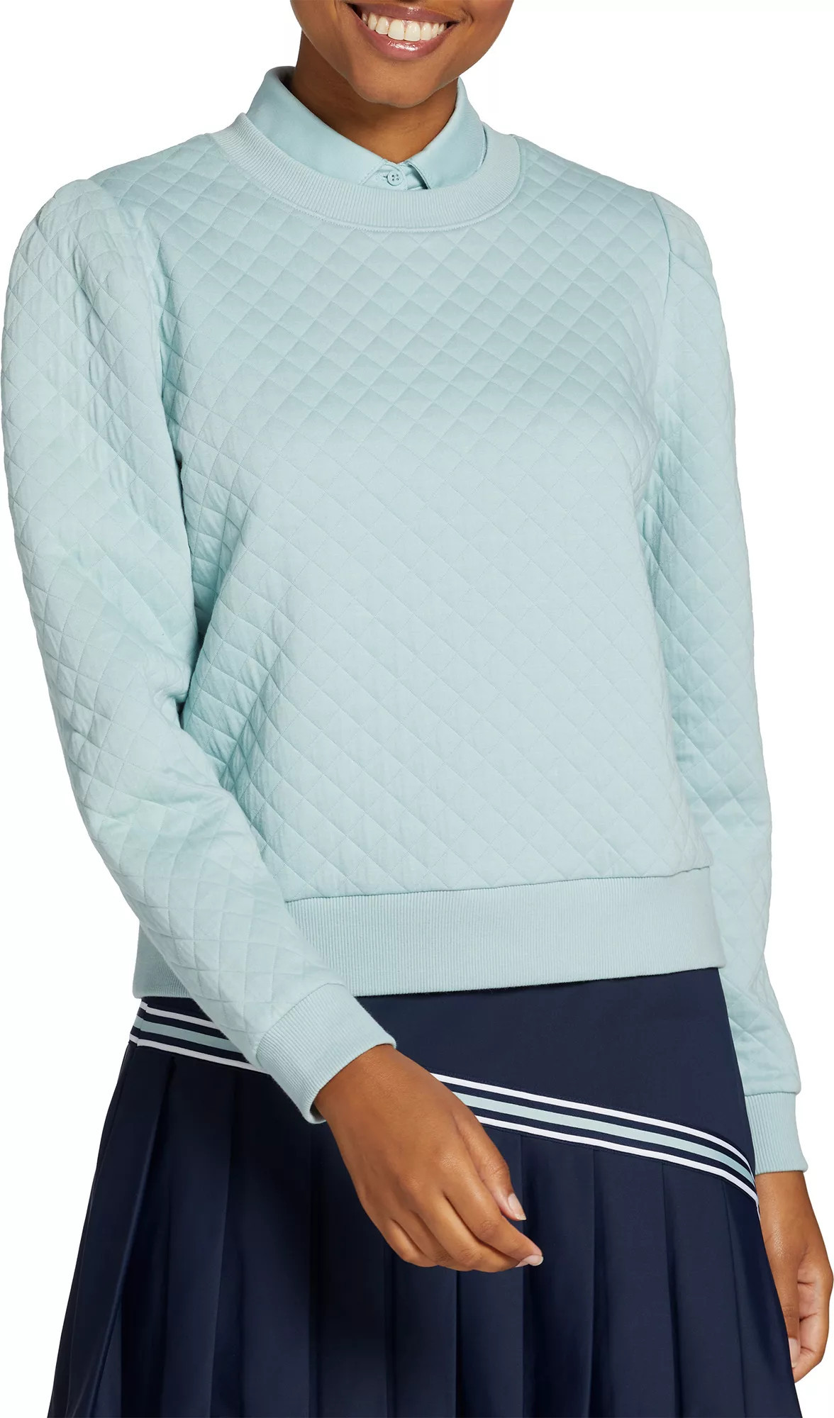 Walter Hagen Women's Clubhouse Pullover Golf Crew, XL, Ether Gray | Golf Galaxy