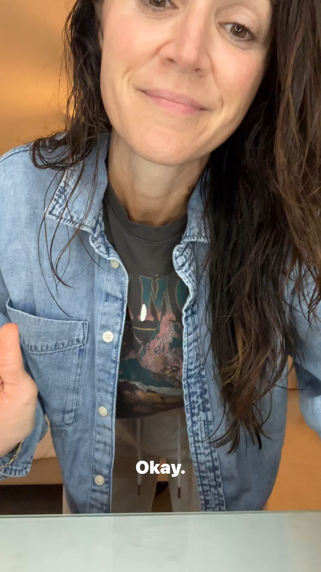 Wearing a size small 