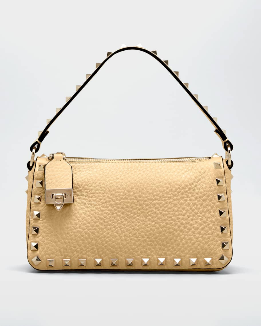 Valentino Garavani Rockstud Calfksin Small Shoulder Bag | Neiman Marcus