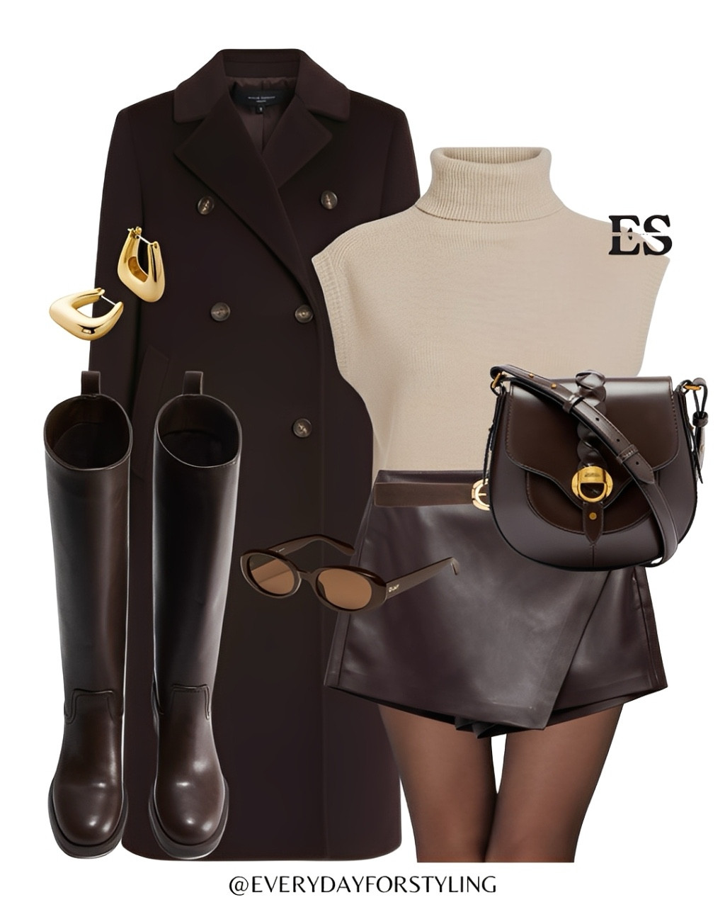 A creamy knit, leather skort, and knee boots — the perfect mix of cozy sophistication and subtle allure 🍂

[ autumn outfit inspiration, coat outfit ideas, fall fashion 2025, chic skort outfit, brown and beige outfit, elegant fall style, knee high boots outfit, classy outfit ideas, fall capsule wardrobe, timeless street style, US fall trends, everydayforstyling ] 

#EverydayForStyling, #falloutfitinspo, #coatoutfit, #fallfashion2025, #neutraloutfit, #chicstyle, #autumnvibes, #elegantoutfitideas, #fallstreetstyle, #classywomenstyle, #everydaystyle, #outfitideas  

#LTKStyleTip #LTKCyberWeek #LTKootd