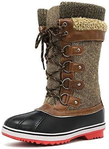 DREAM PAIRS Women's Mid-Calf Waterproof Winter Snow Boots | Amazon (US)