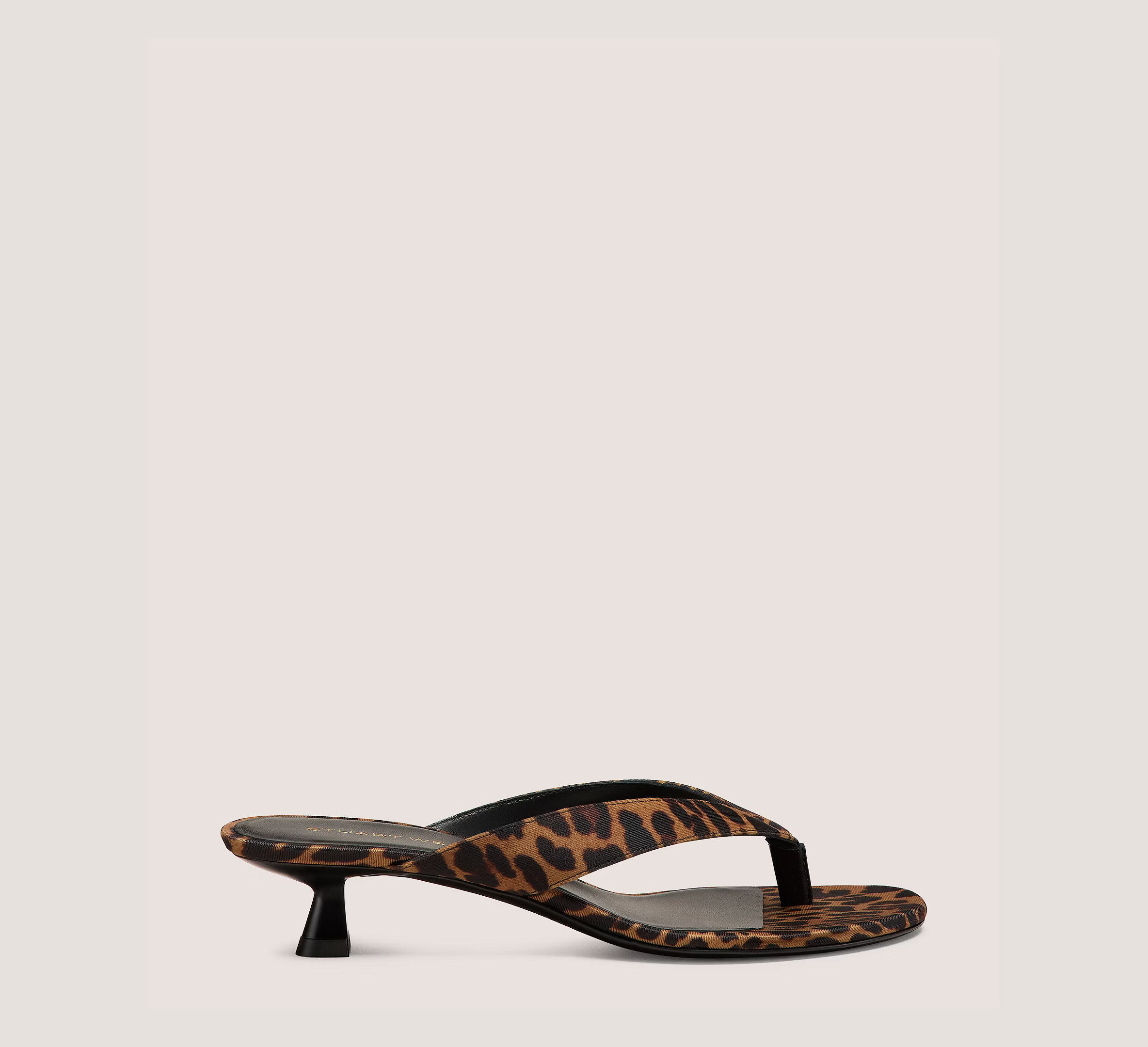 Stuart Weitzman Rio Sleek Sandal 35, Cheetah Leopard Nylon, Size: 8 Medium | Stuart Weitzman (US)