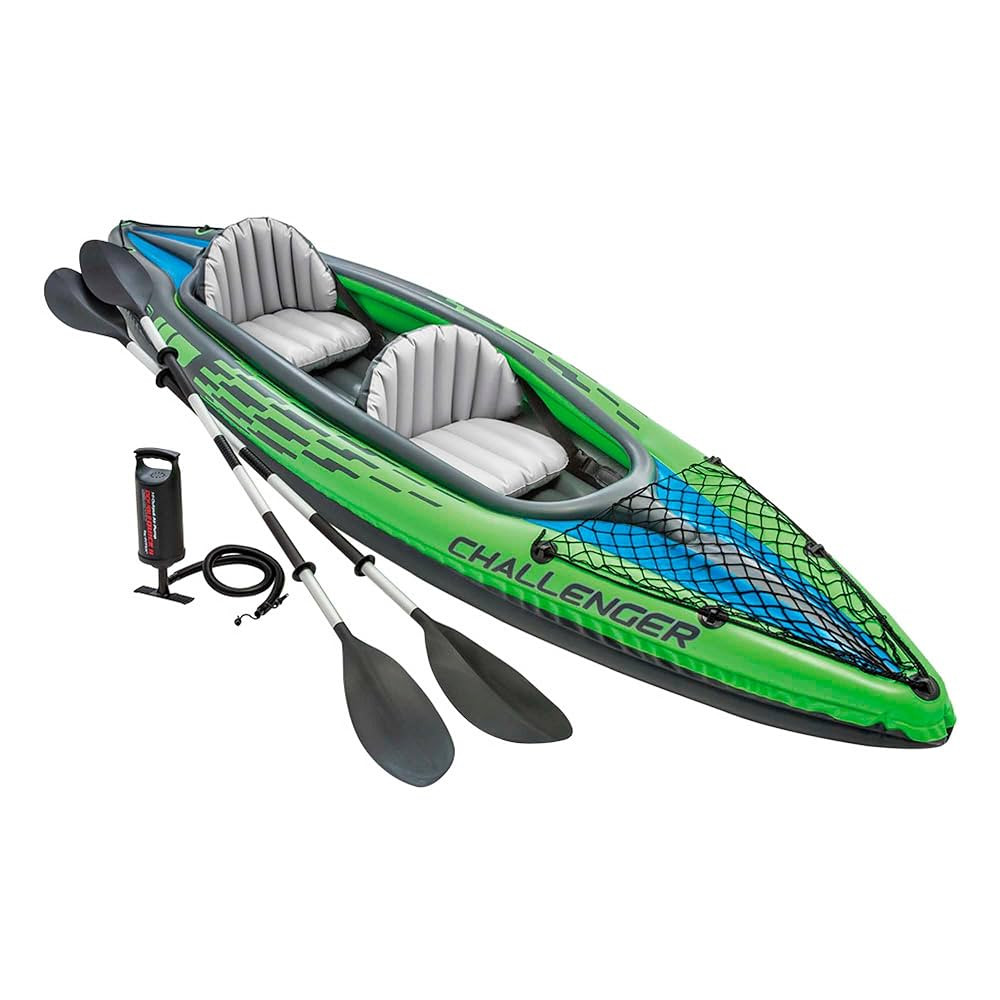 INTEX Challenger Inflatable Kayak Series: Includes Deluxe 86in Kayak Paddles and High-Output Pump... | Amazon (US)
