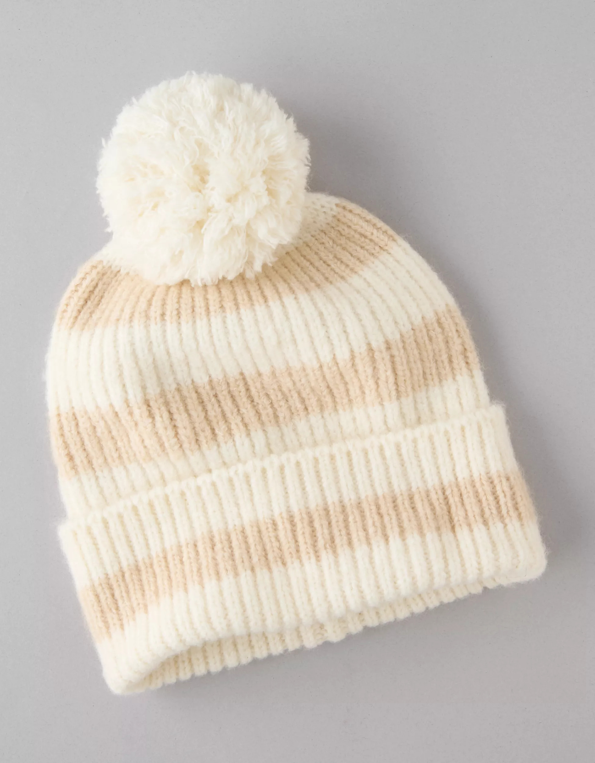 AE Knit Striped Beanie | American Eagle Outfitters (US & CA)