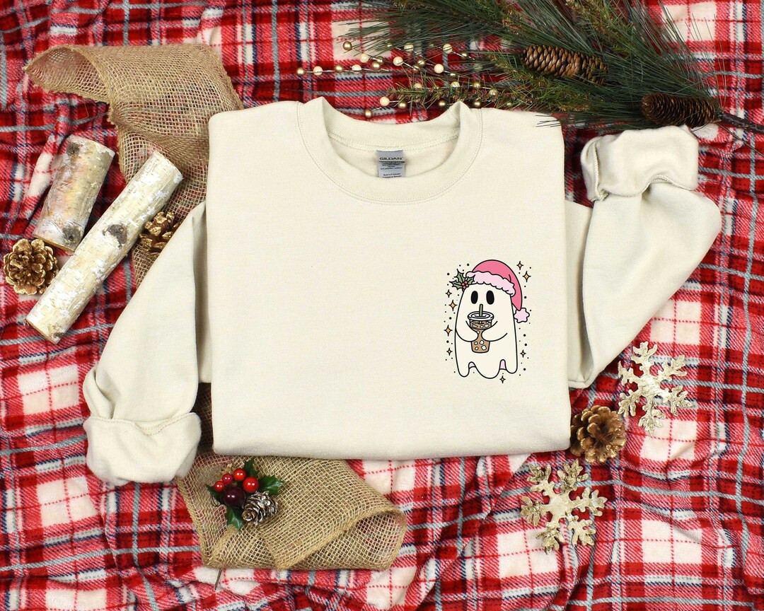 Christmas Shirt Christmas Ghost Shirt Funny Christmas Ghost - Etsy | Etsy (US)