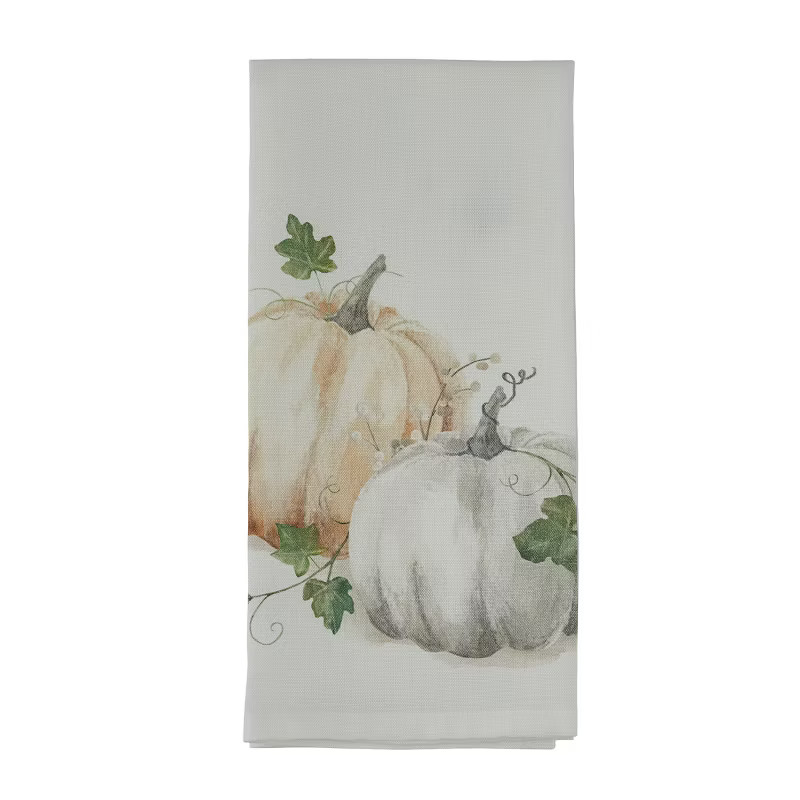 Split P Water Color Pumpkin Dishtowel | Target