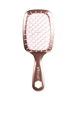 UNbrush Mini Detangling Brush in Rose Gold. | Revolve Clothing (Global)