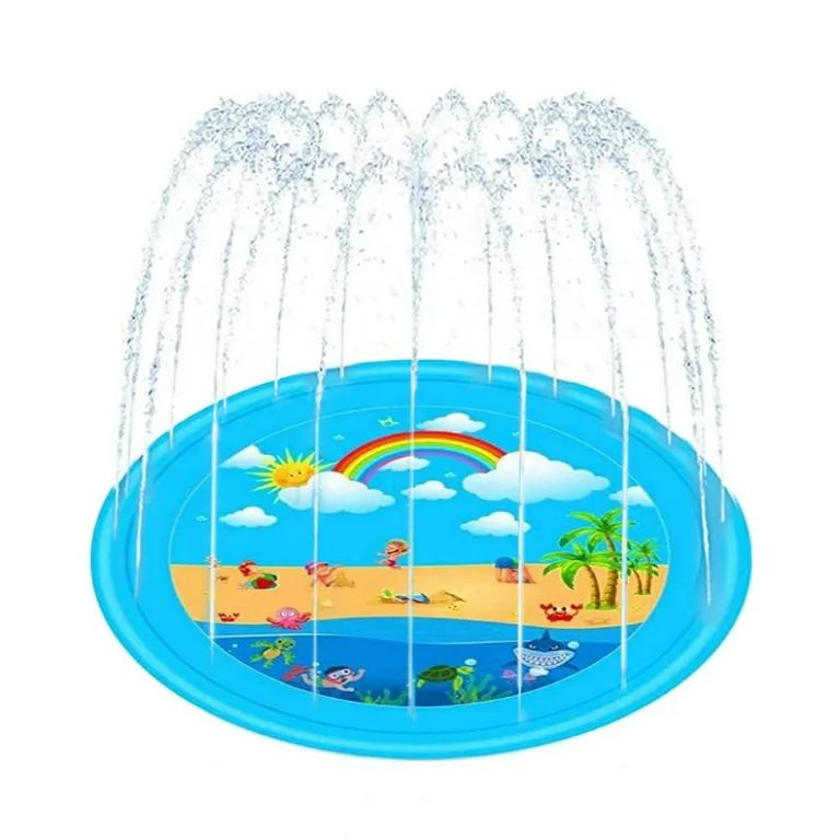 67" Inflatable Splash Pad for Toddlers, Outdoor Sprinkler for Kids, Dog Sprinkler Pool, Inflatabl... | Walmart (US)