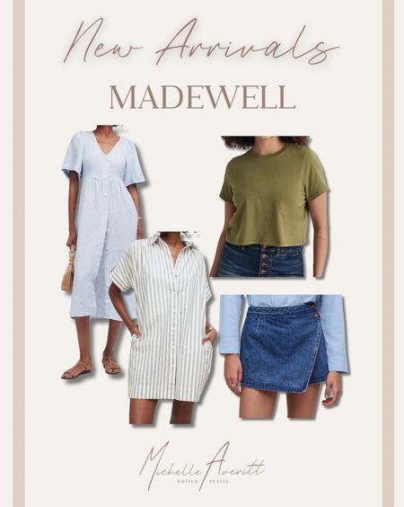 Adorable new arrivals at Madewell! 

Linen dress, everyday tee, denim skort

#LTKstyletip #LTKworkwear #LTKSeasonal