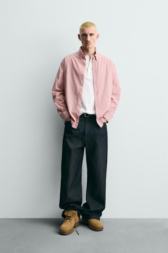 GESTREIFTES HEMD IM RELAXED FIT | Zara DE