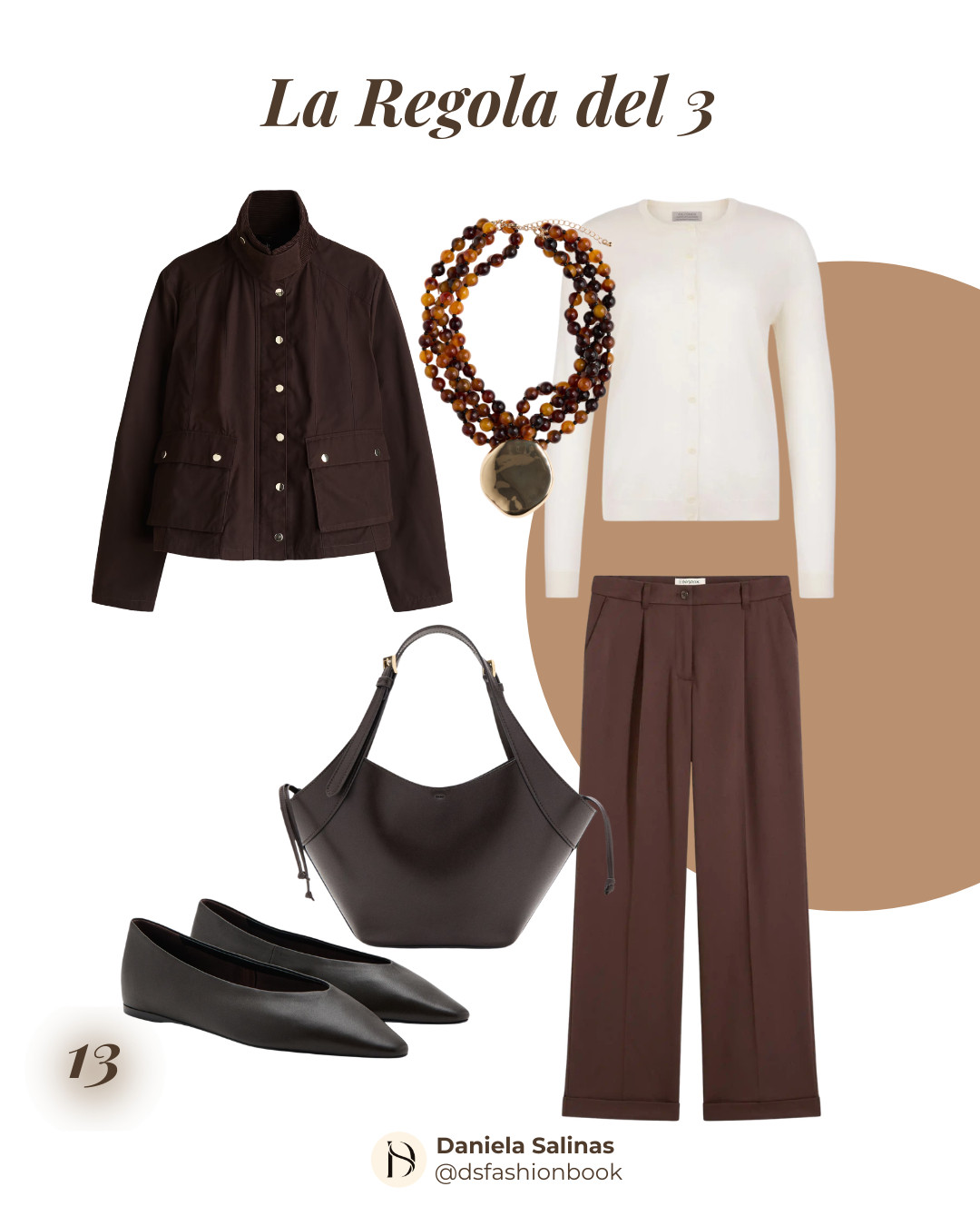 La Regola del 3‑3‑3 è uno dei metodi più semplici ed efficaci per creare una capsule wardrobe davvero funzionale e imparare a vestire meglio comprando molto meno.
Con solo 9 capi — 3 per la parte superiore, 3 per la parte inferiore e 3 paia di scarpe — puoi ottenere più di 20 outfit diversi, perfetti per la vita di tutti i giorni.

È un approccio che aiuta a sfruttare al massimo ciò che hai già, a evitare acquisti impulsivi e a costruire uno stile personale più consapevole, versatile e minimalista.

La vera forza di questa tecnica è che non ci si ferma a nove capi:
✨ si continua ad aggiungere, sempre a gruppi di tre,
🧥 3 capispalla,
👜 3 accessori,
💍 3 bijoux,
per rendere il guardaroba ancora più completo, coerente e facile da mixare.

È un metodo semplice, pratico e perfetto per chi desidera un armadio funzionale, intelligente e facile da usare. 

 #LTKitalia #LTKeurope #LTKspring