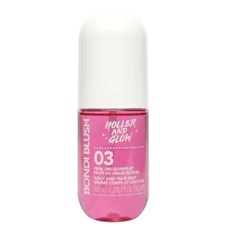 Holler and Glow Bondi Blush Pink Dragon Fruit Body & Hair Mist 100 ml/3.38 fl oz | Walmart (US)
