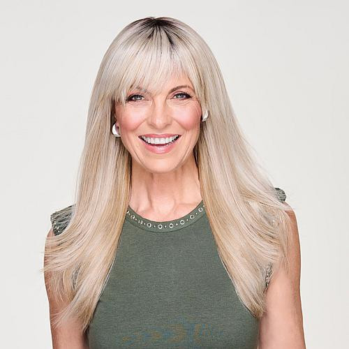 Gabor Essentials Simply Delightful Heat Friendly Long Wig - Brown | HSN
