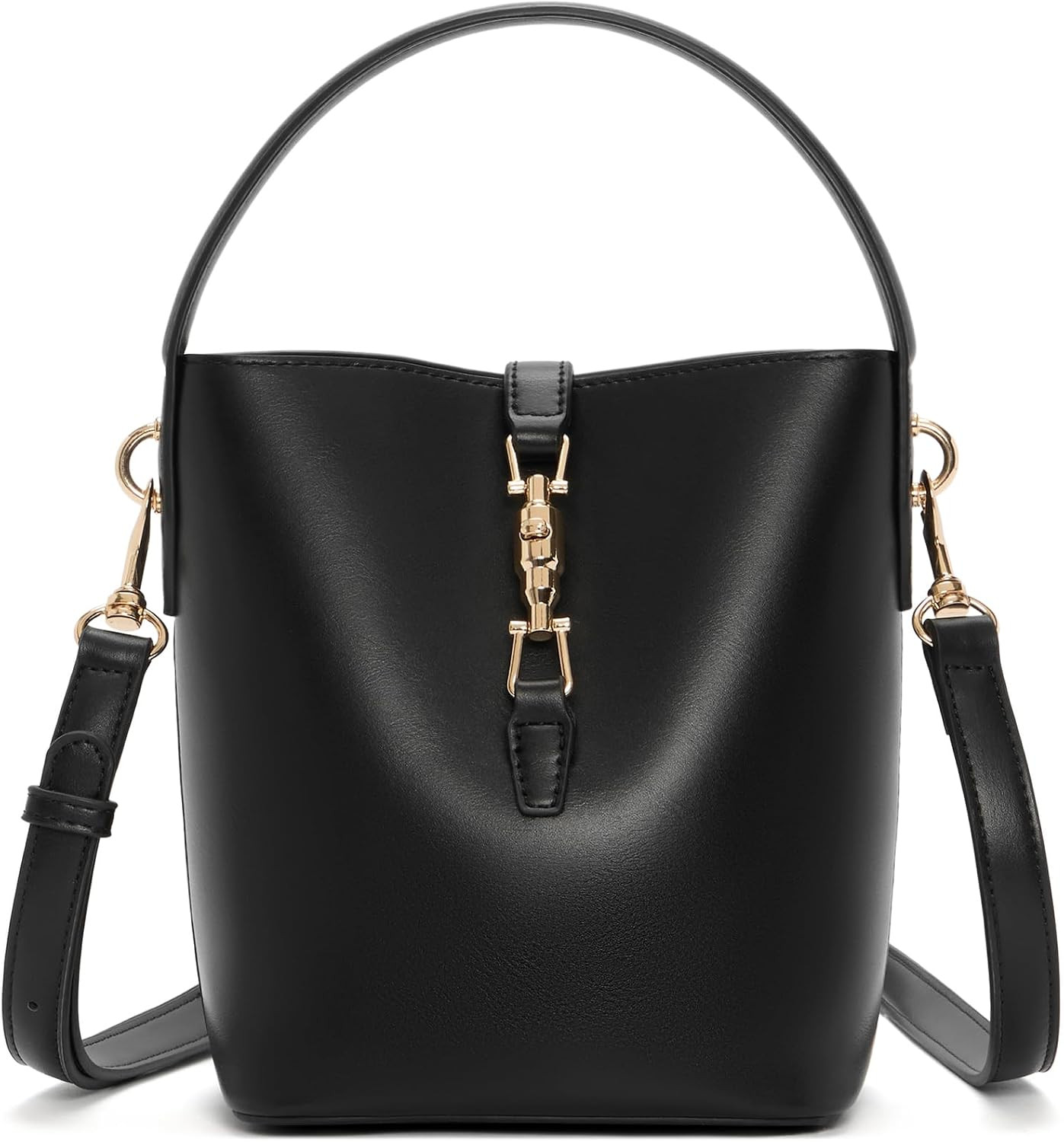 BOSTANTEN Small Bucket Bag Crossbody Purse Designer Handbag | Amazon (US)