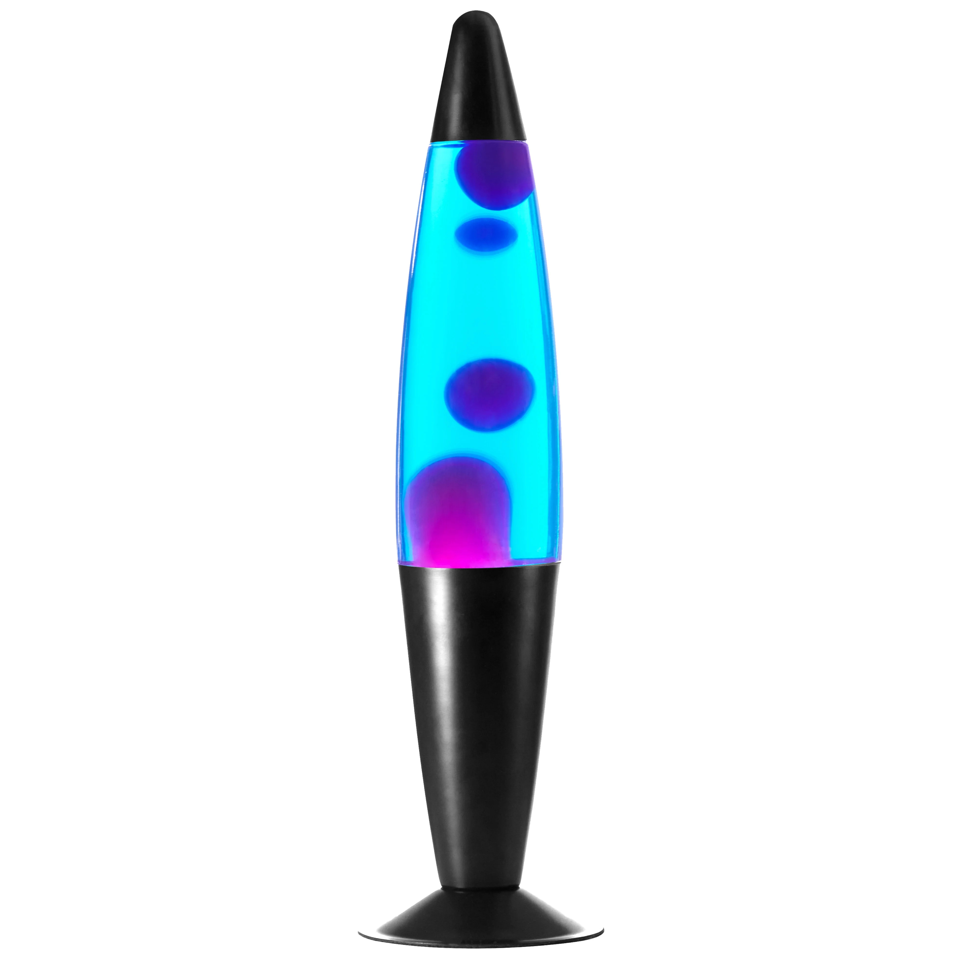 Urban Shop 16" Galaxy LED Motion Volcano Lamp, Purple Wax in Blue Liquid, Black Metal Base | Walmart (US)