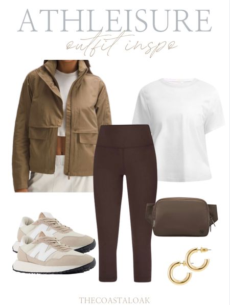 Athleisure outfit inspo, loving these neutral colors! 

#LTKover40 #LTKtravel #LTKstyletip