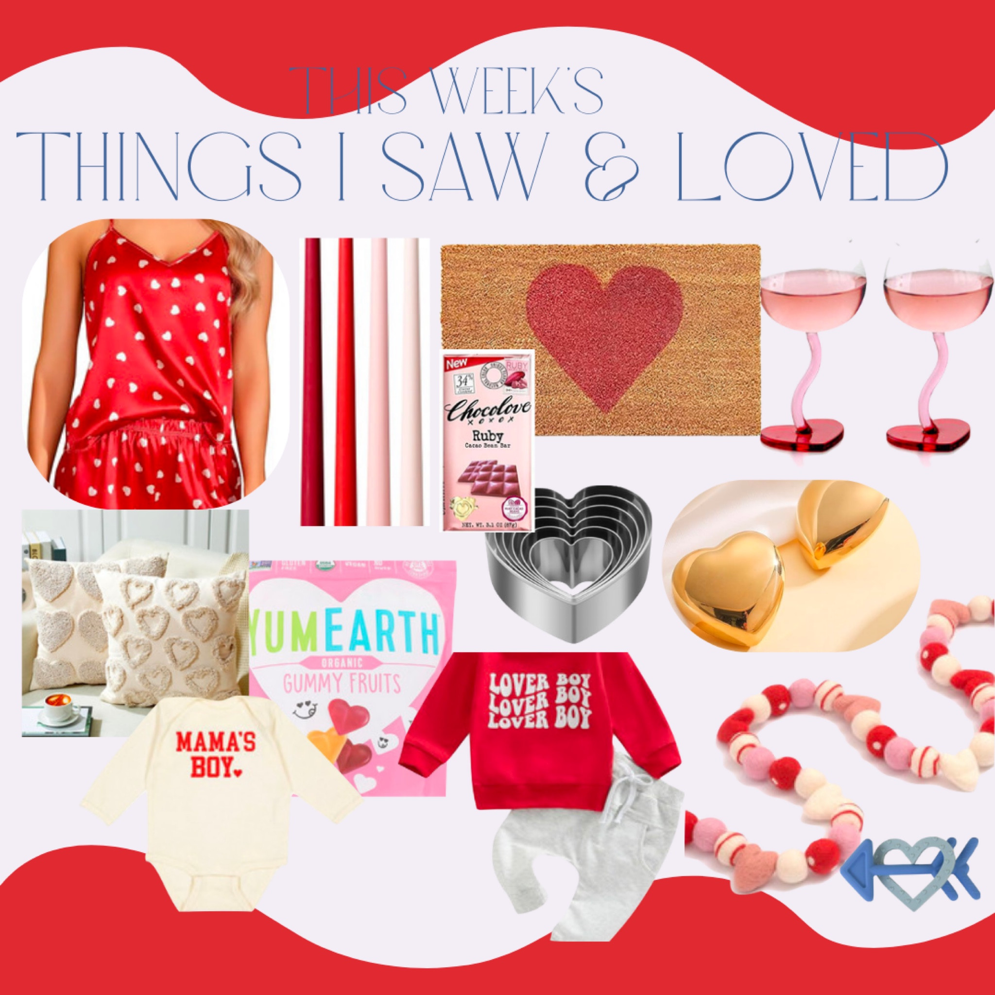 Things I Saw & Loved: Valentine’s Edition 

#valentinesday
#love
#valentine
#baby
#pajamas 
#pink 
#red
#home

#LTKhome #LTKstyletip #LTKkids