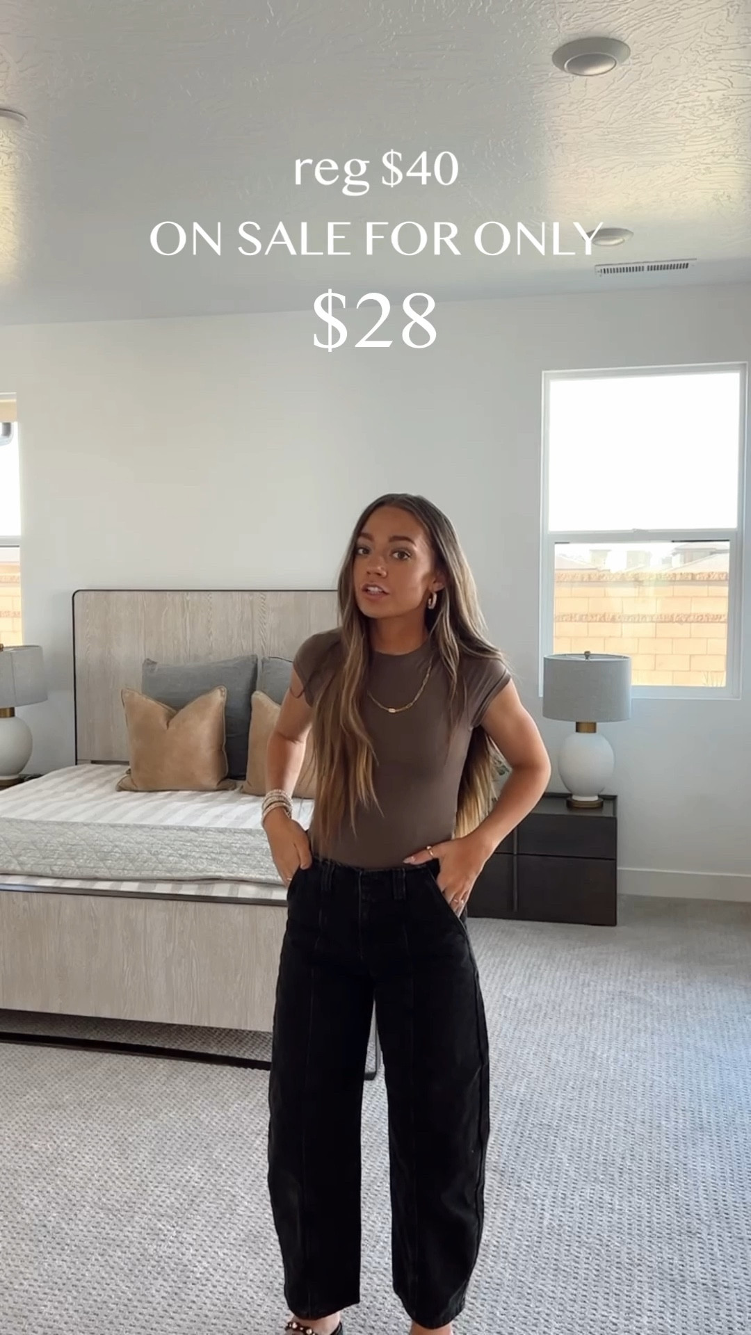 🚨The VIRAL Target Barrel Jeans are on SALE for ONLY $28! Sizes are going quick! 