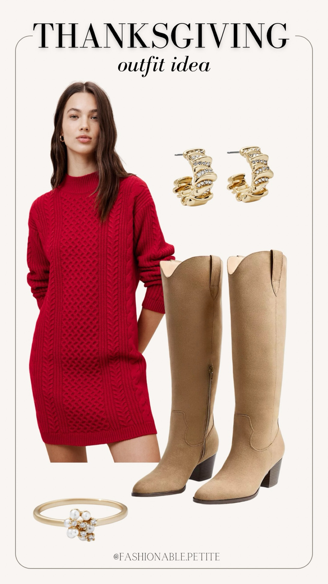 Thanksgiving outfit idea! Sweater dress and knee high boots.

Sweater dress. Thanksgiving outfit. Dresses. Knee high boots. Thanksgiving. Fall outfit 

#LTKSeasonal #LTKFindsUnder100 #LTKSaleAlert