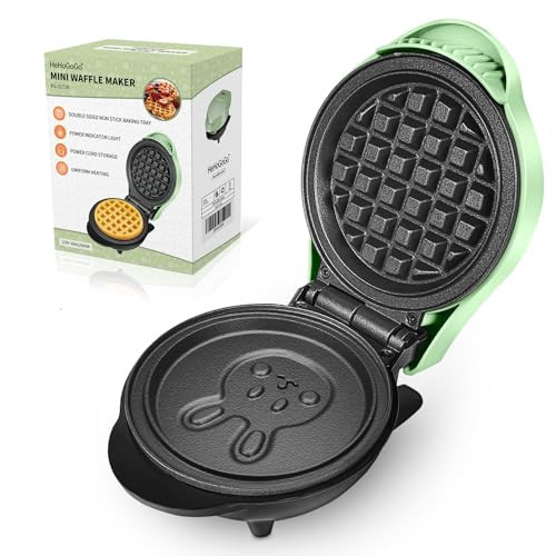 HeHoGoGo Mini Waffle Maker Electric waffle iron Nonstick One Side Waffle Pan One Side Cartoon Pan for Kids | Amazon (US)