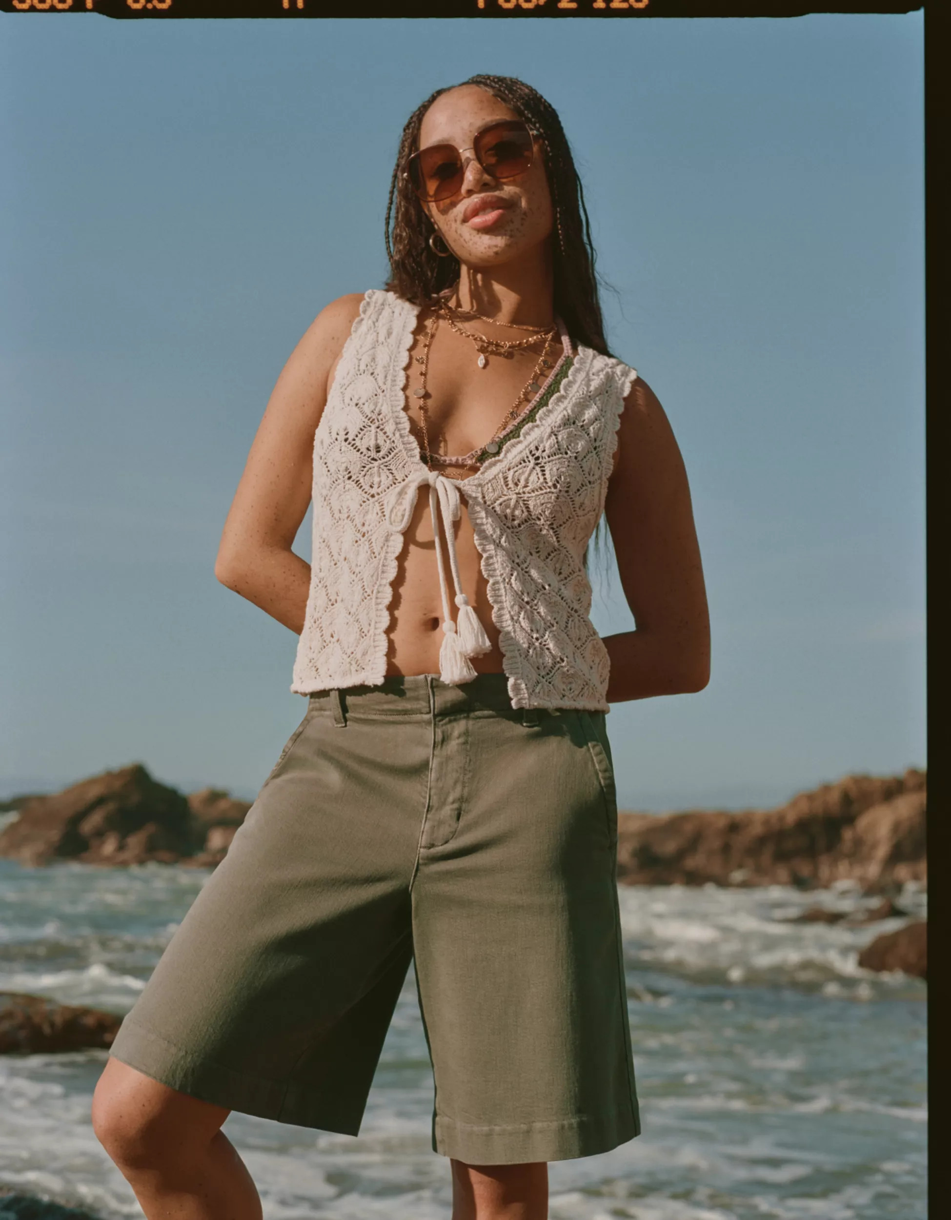 AE 11" Stretch High-Waisted Trouser Short | American Eagle Outfitters (US & CA)