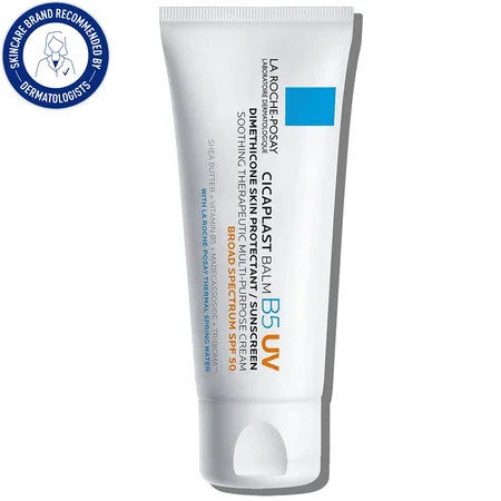La Roche-Posay Cicaplast Balm B5 UV SPF 50 Face and Body Sunscreen Moisturizer for Sensitive Skin, 1.35 fl oz | Walmart (US)