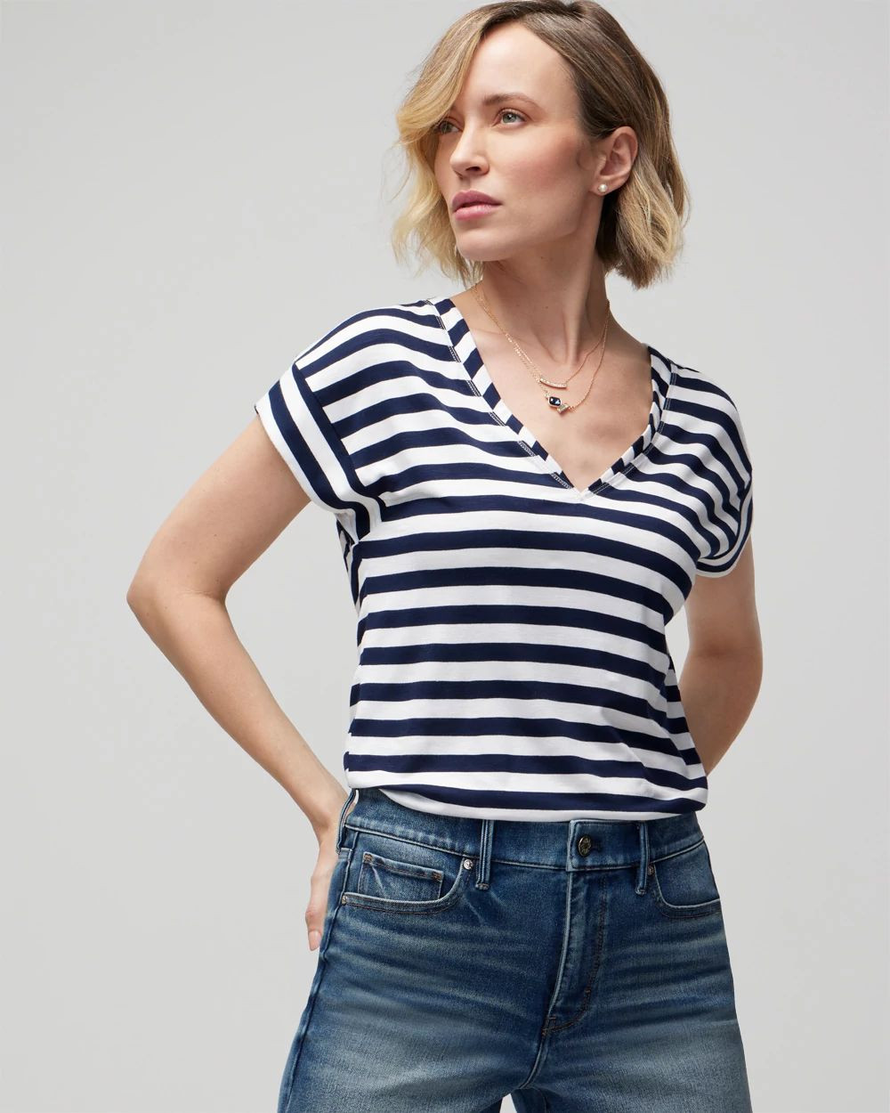 Short Sleeve Power Tee | White House Black Market