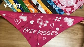 50 Pieces Holidays Dog Bandanas Patriotic Halloween Thanksgiving Christmas New Year Birthday Summ... | Amazon (US)