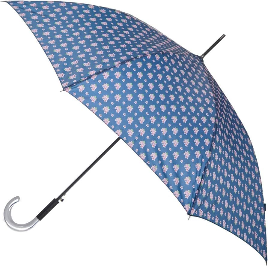 Laura Ashley Womens Ladies Classic Stick Umbrella, Windproof, Sun and Rain Proof Water Resistant ... | Amazon (US)