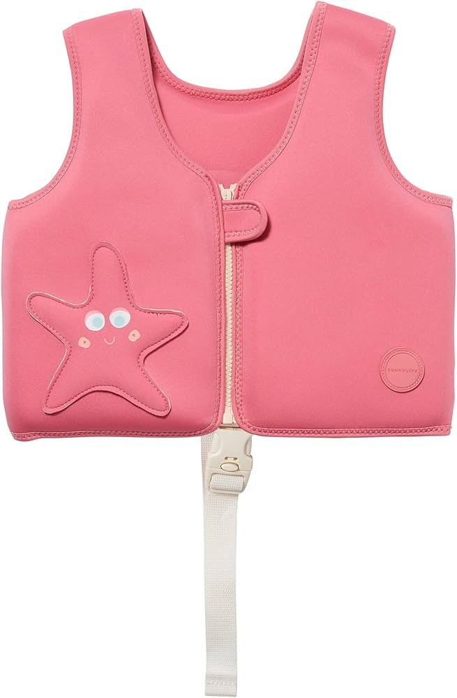 SUNNYLiFE Childrens Comfortable Swim Vest, for 2 to 3 Year Olds with Adjustable Safety Strap, Oce... | Amazon (US)
