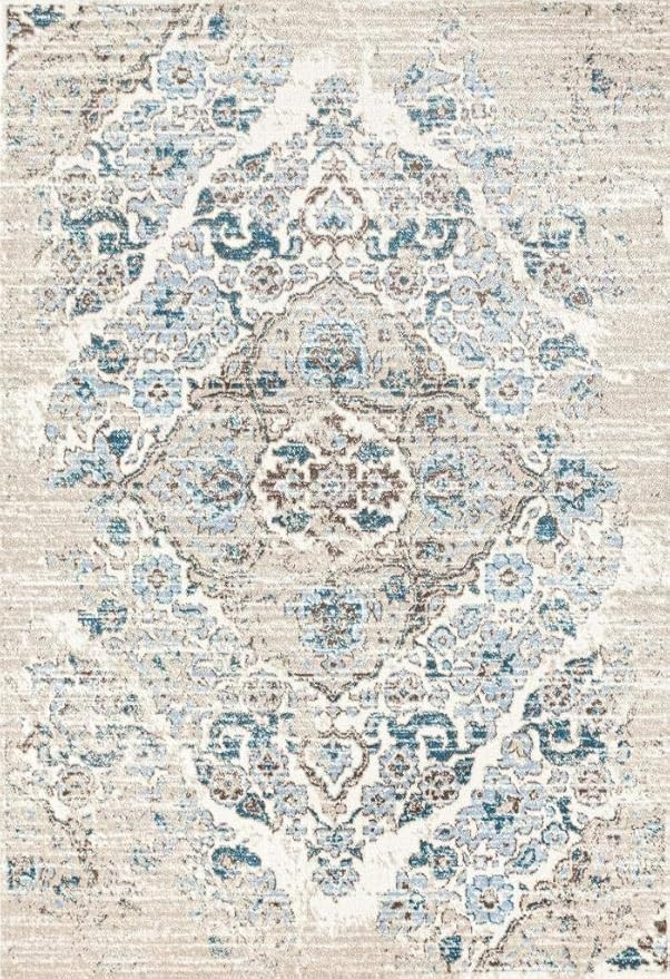 Persian Area Rugs 4620 Cream 5 x 7 Area Rug | Amazon (US)