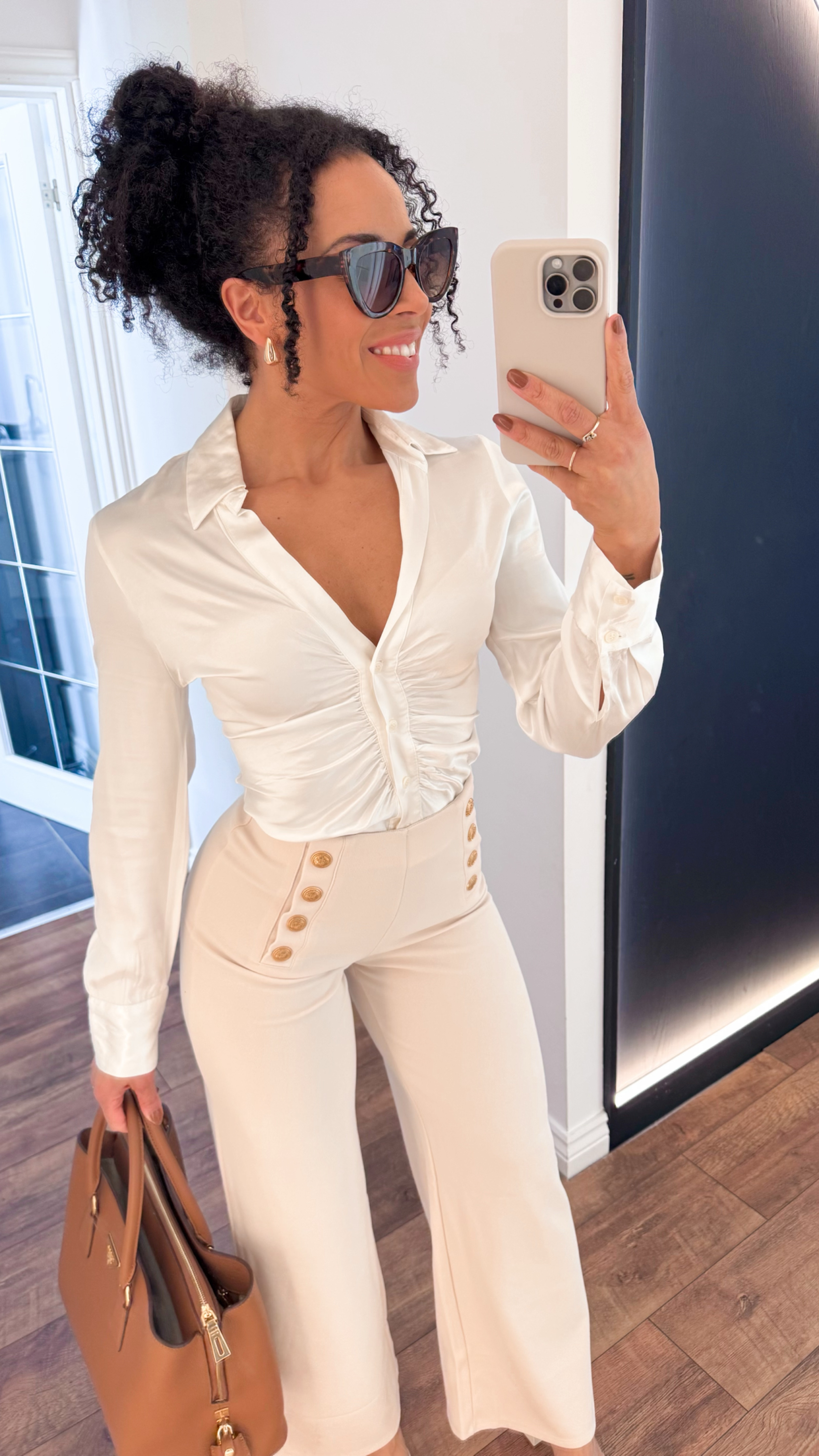 Love these trousers! Wearing size XS. 
Come in 6 other colours! 

#workwear #trousers #worktrousers #officewear #springoutfits

#LTKeurope #LTKspring #LTKworkwear