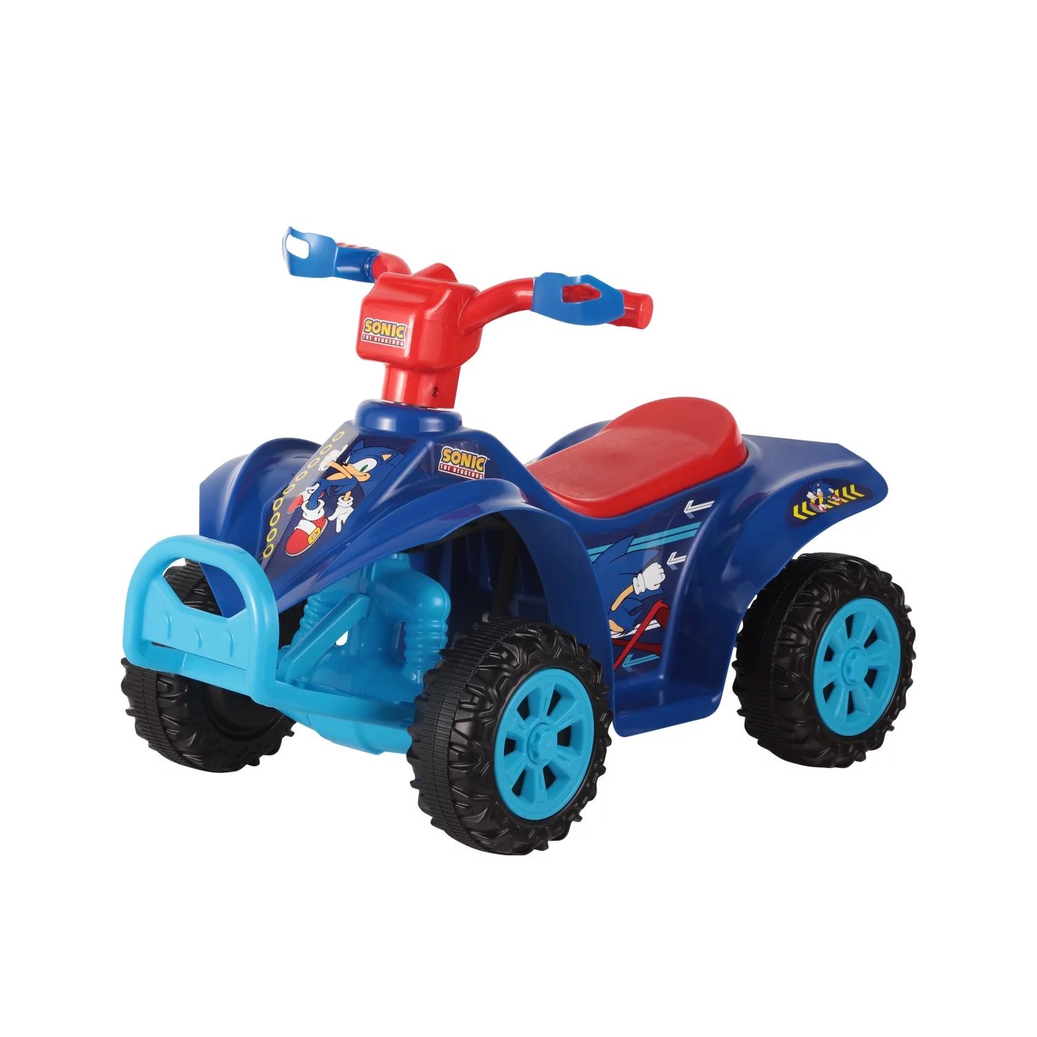 Licensed Sonic the Hedgehog 6V Battery Powered Ride on ATV for Children Ages 2-5 Years Old, Blue | Walmart (US)